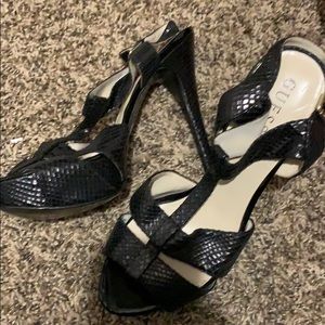 Guess snake skin heels